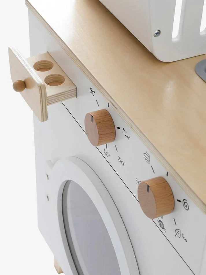 Washing Machine & Iron in Wood - Wood FSC® Certified