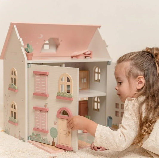 Wooden dollhouse