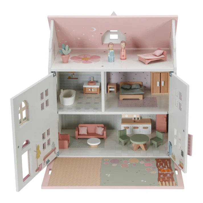 Wooden dollhouse