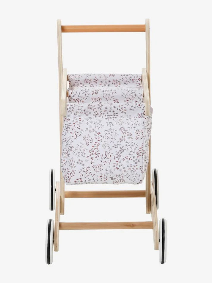 Shopping Trolley in Fabric & FSC® Wood